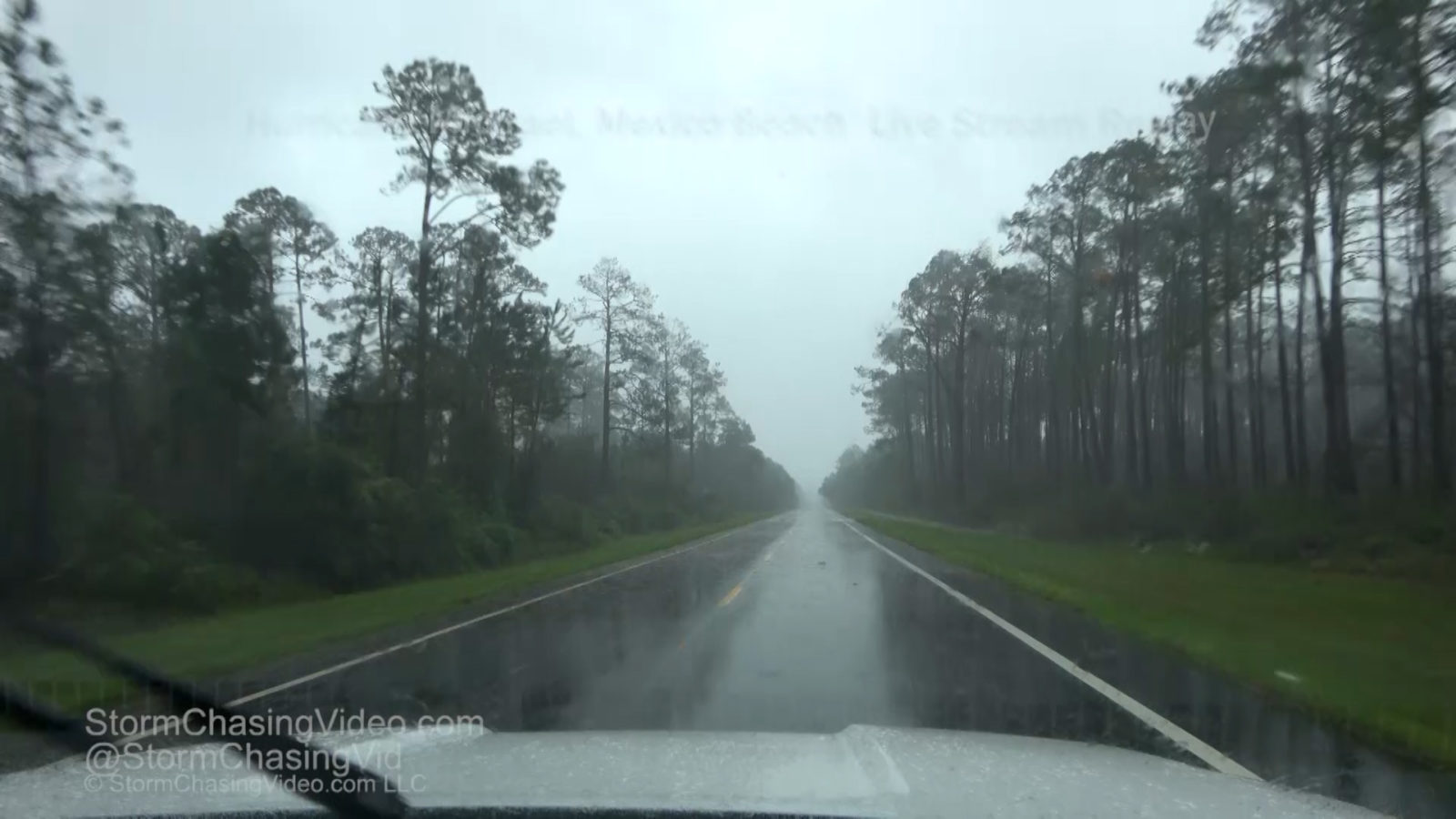 Driving though Tyndall AFB before Michael